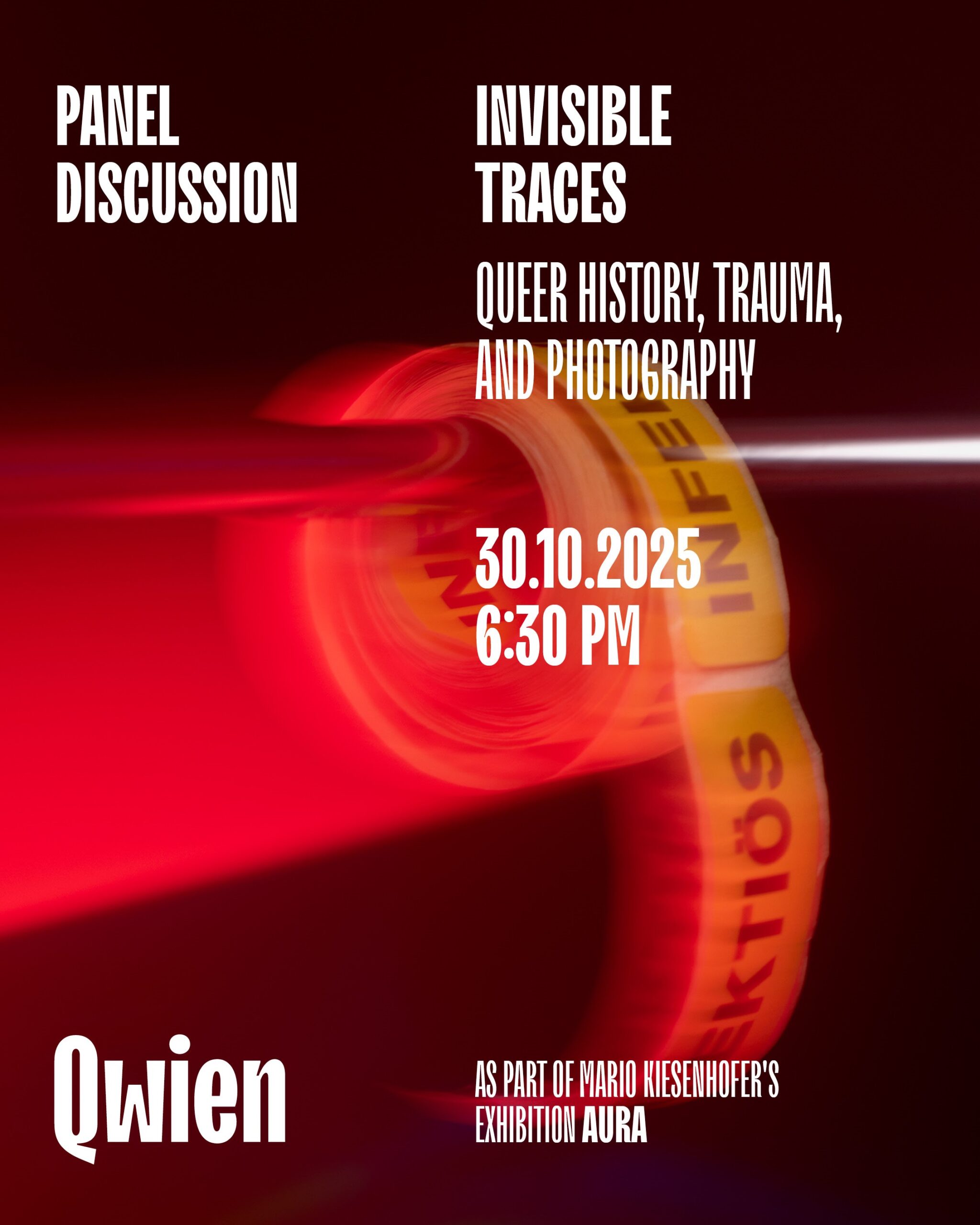 Paneldiskussion zu "Invisible Traces": Queere Geschichte, Trauma und Fotografie am 30.10.2025.