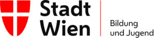 Logo der Stadt Wien, Bereich Bildung und Jugend, in rot und schwarz gestaltet.