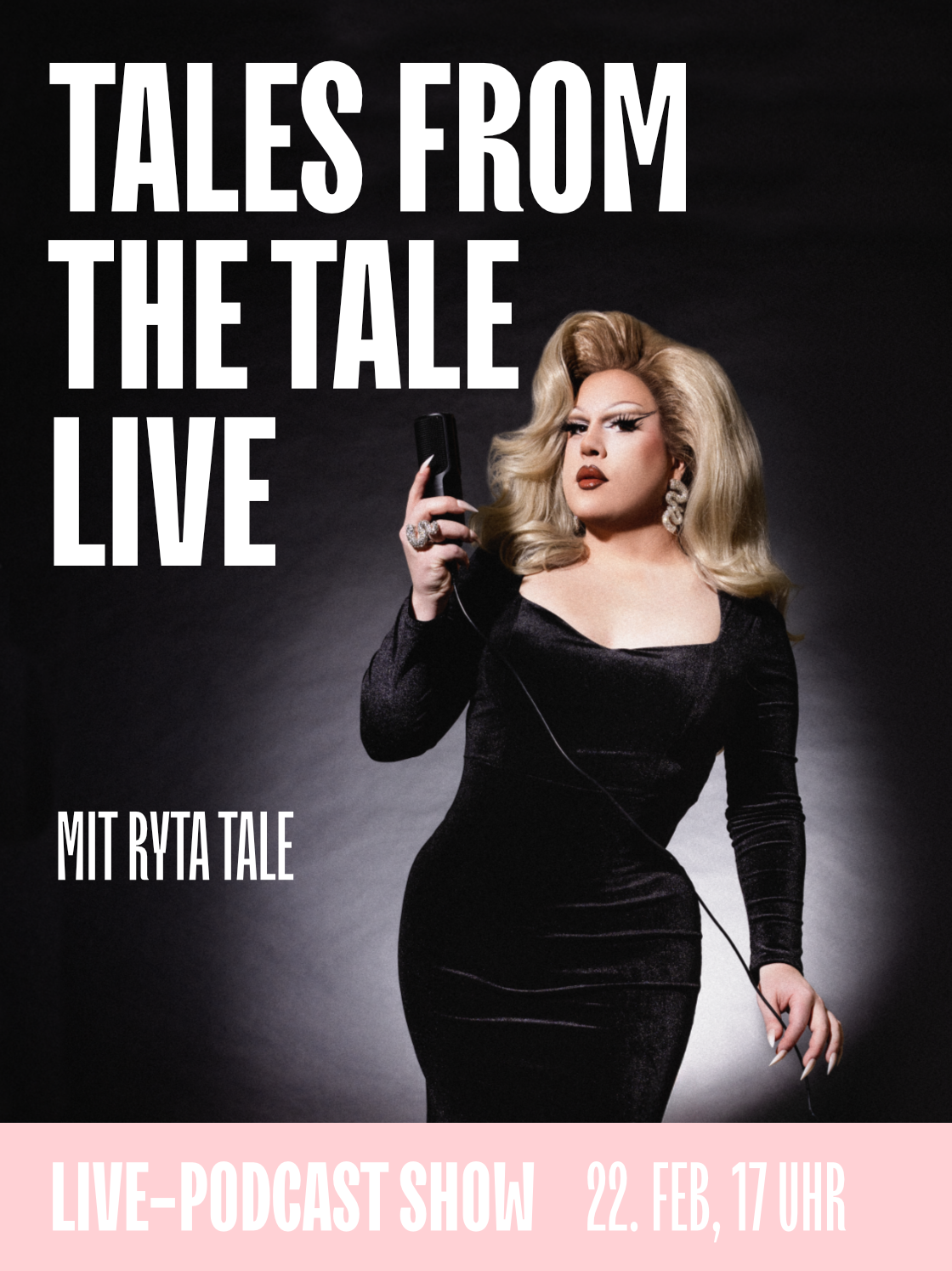 Ryta Tale präsentiert live den Podcast "Tales from the Tale" am 22. Februar.