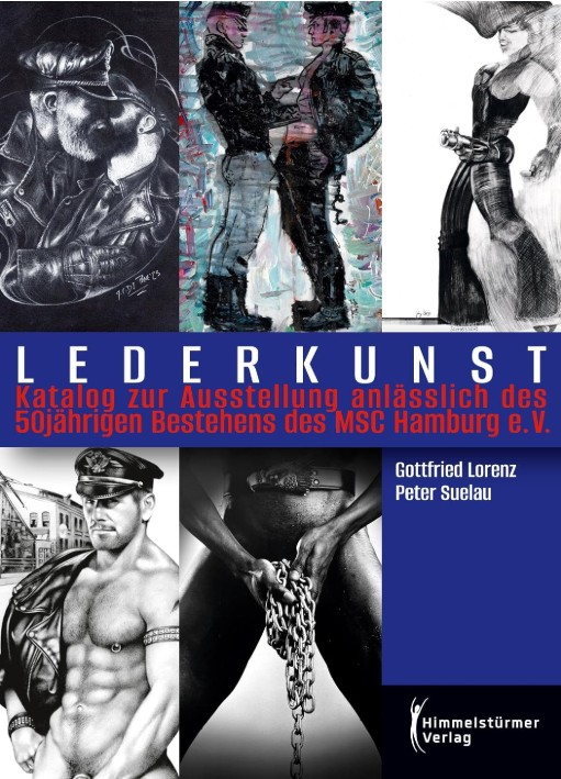 Katalogcover zur Lederkunst-Ausstellung in Hamburg, feiert 50 Jahre MSC Hamburg e.V.
